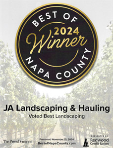 JA Landscaping, Napa, California award